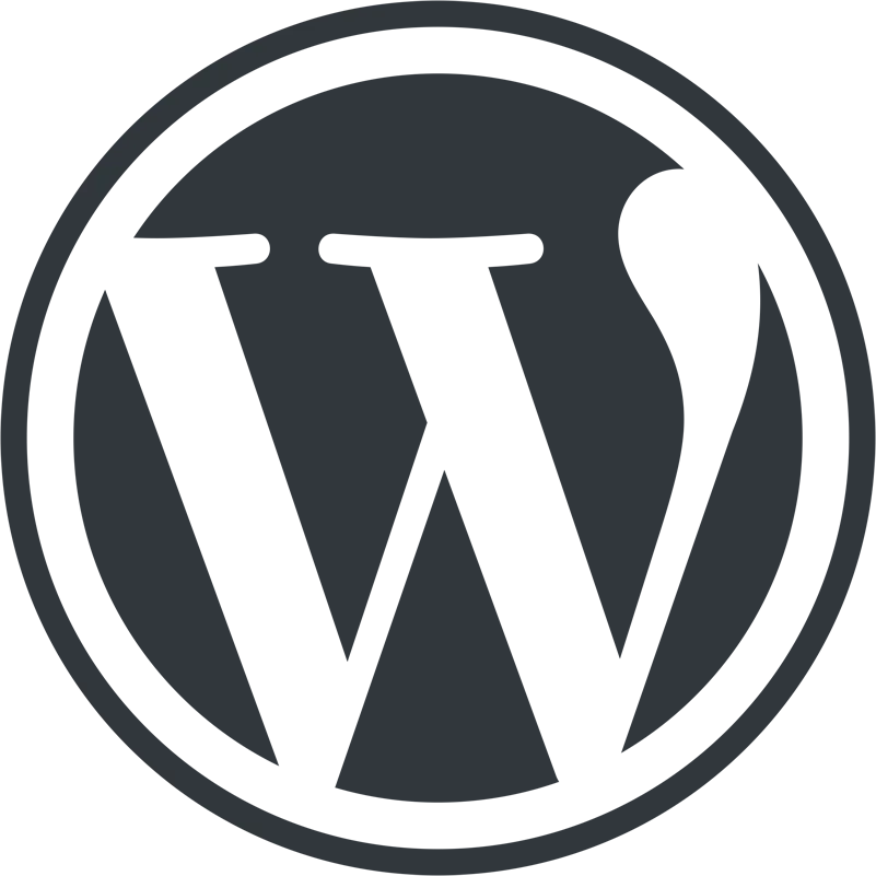 WordPress website development icon representing custom website design, responsive business websites, content management, and professional WordPress solutions.